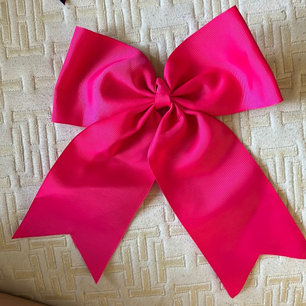 Pink Cheer Bow